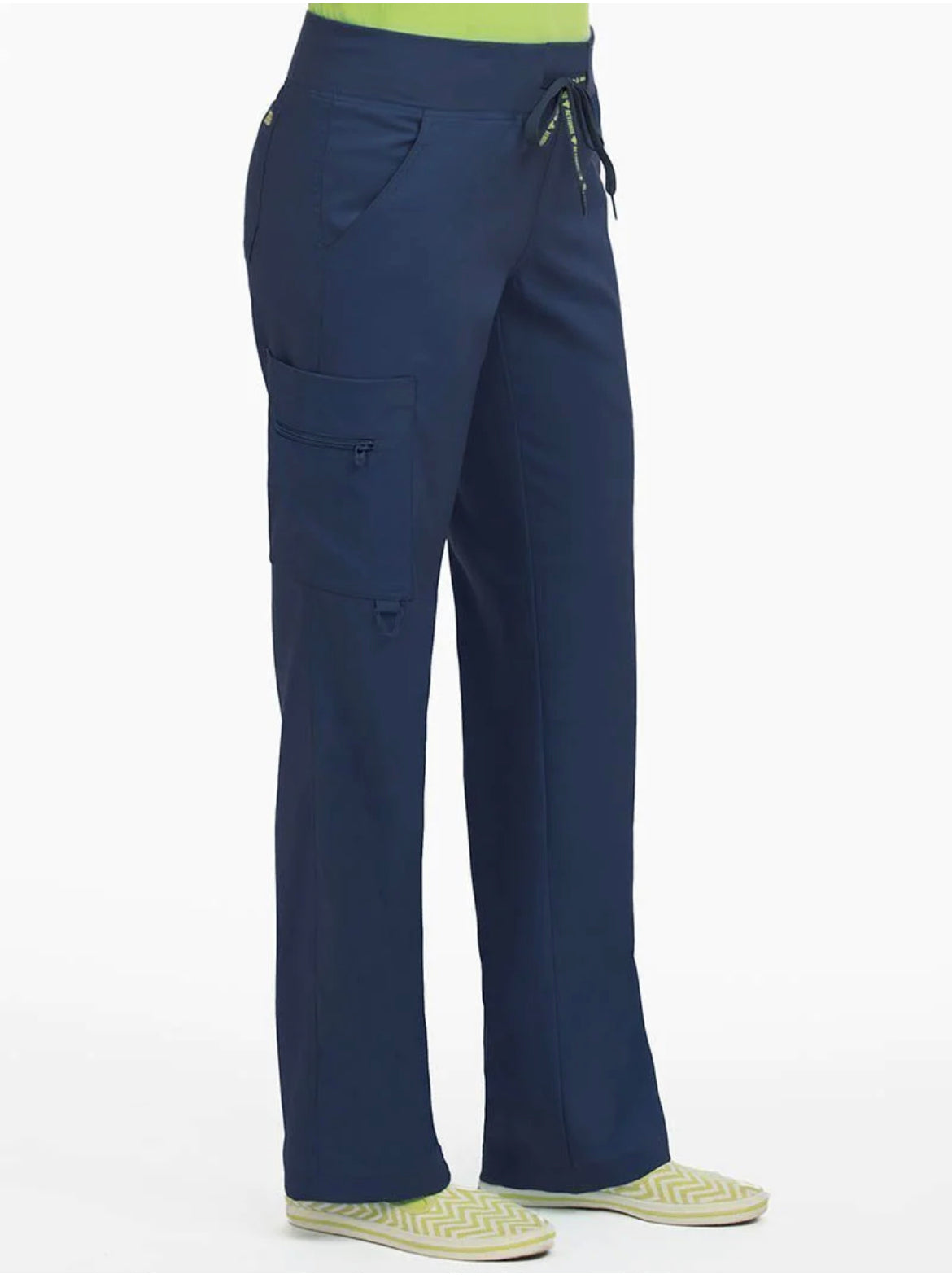 Med Couture Activate Yoga 1 Cargo Pocket Pant 8747-Navy – For The Love of  Scrubs, LLC