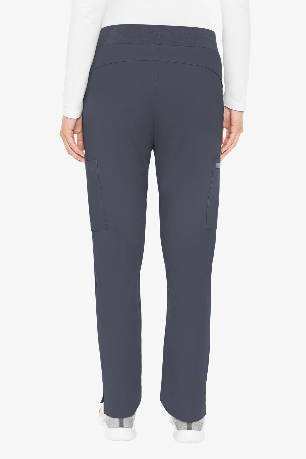 Med Couture Peaches Yoga Waist Pant - Pewter